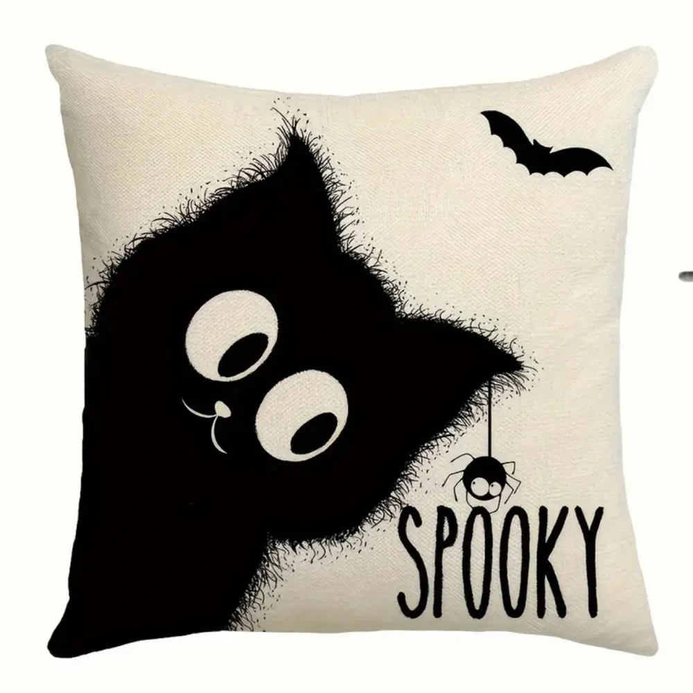 4pc Halloween Decorative Pillowcases 18x18